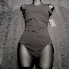 Capezio Cami Leotard with Adjustable Straps Thin straps V-back neckline SZ XL-A