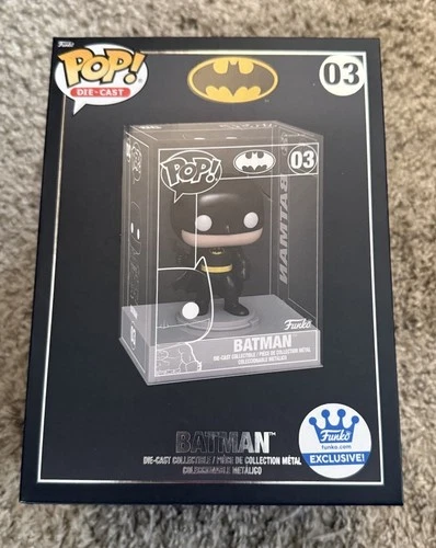 Funko Pop Die-Cast Batman #03 Batman Funko Exclusive DC Comics Brand New