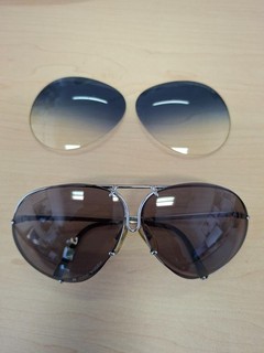 Sonnenbrille Porsche Design by Carrera blaue/braune Gläser (gebraucht)