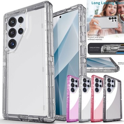 For Samsung Galaxy S10 Note20 S21 S22 S23 Ultra S24 S25+ Case Hybrid Clear Cover