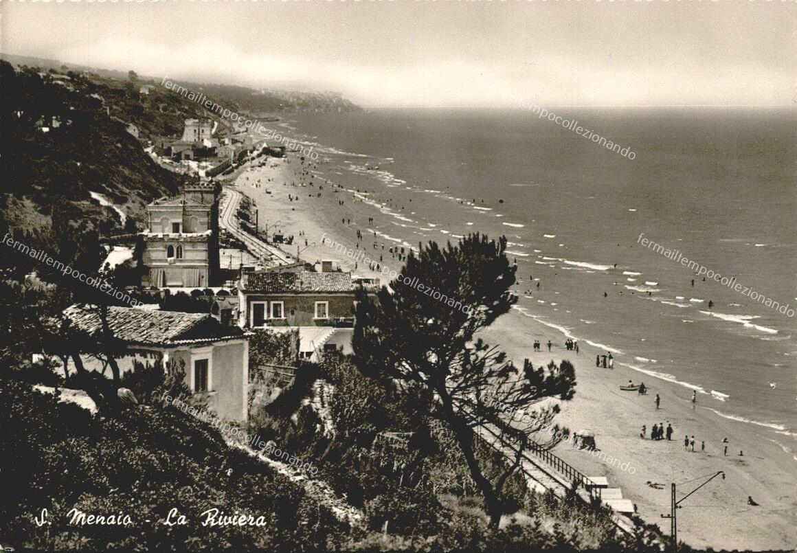 br788 cartolina s.menaio la riviera provincia di foggia