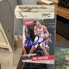 2017-18 Panini Prestige #113 Ryan Anderson Auto Card Rockets PPC AUTHENTIC AUTO 