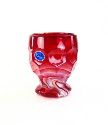 Imperial Glass Ruby Red Slag 9oz Provincial Tumbler - VERY RARE Test Item