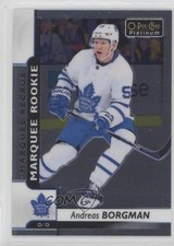 2017-18 O-Pee-Chee Platinum Marquee Rookies Andreas Borgman #183 1u0