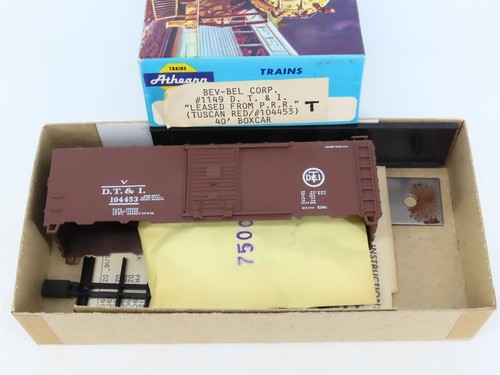 HO Athearn Bev-Bel Kit #1149 DT&I Detroit Toledo & Ironton 40' Box Car #104453 | Zustand: Used