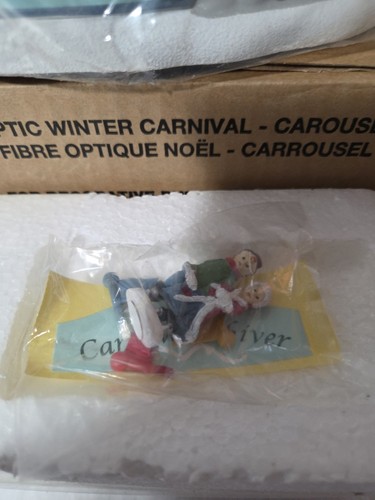 Avon Winter Carnival Pond Weihnachten Glasfaser 2005 Brandneu - Bild 6 von 7