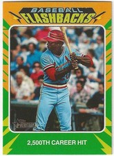 2024 Topps Heritage LOU BROCK Insert 1975 BASEBALL FLASHBACKS Card CARDINALS