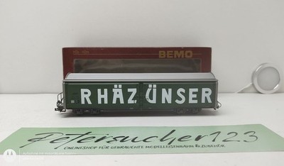 Bemo H0m DC 2279 110 Schiebewandwagen ''Rhäzünser/Passugger'' / Haik-v / RhB / OVP