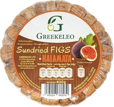 PREMIUM SUNDRIED KALAMATA FIGS 400GR