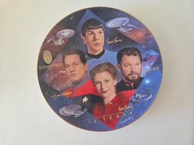 Star Trek,Hamilton Collection  ''30 YEARS'' Collector Plate 97 - Second In Command