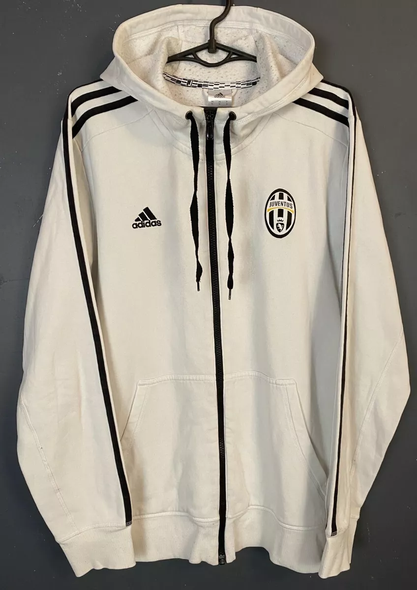 MENS ADIDAS FC JUVENTUS 2015 2016 HOODIE HOODED JACKET SOCCER FOOTBALL SIZE M