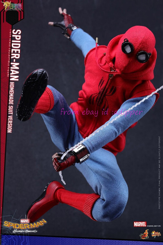 HotToys Mms414 Spider-Man (Homemade Suit Version) Christmas Gifts
