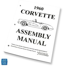 1960 Corvette Factory Gm Assembly Manual Each Loose Leaf Unbound