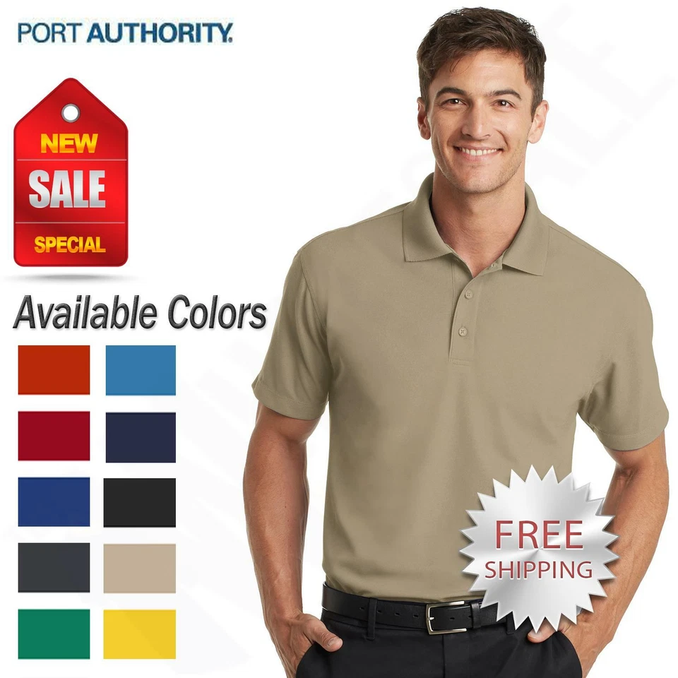 Polo de golf Port Authority Dri-Fit para hombre zona seca rejilla K572