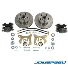 JDMSPEED Front Disc Brake Kit For 55-57 Chevy Car 5 on 4.75" Bolt Pattern