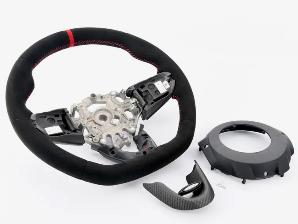 Genuine MINI JCW Pro Black Alcantara Steering Wheel. F54 F55 F56 F57