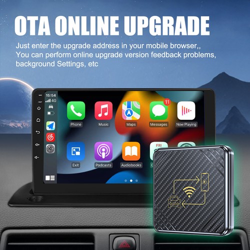 2in1 Wireless CarPlay Android Auto USB-C Adapter Plug&Play for OEM Wired Cars - Picture 4 of 12