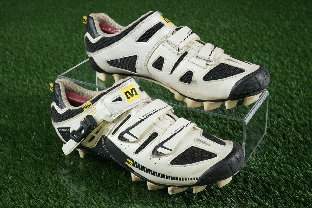 MAVIC EGRORIDE BICYCLE MTN. BIKE CYCLING SPD SHOES WHITE BLACK