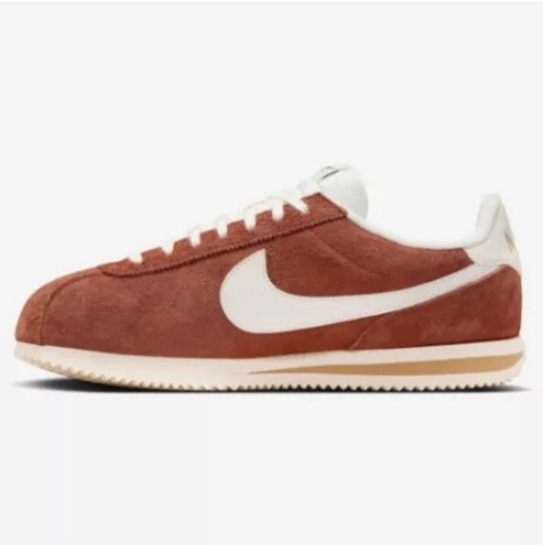 NIKE CORTEZ SE WILDLEDER DUNKELRUSSISCH ROST KUPFER LÄUFER HERREN NEU GRÖSSE 9 HF3142-200
