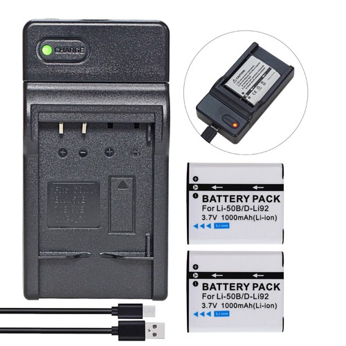 BATERÍA LI-50B o Cargador USB PARA OLYMPUS TG-820 iHS STYLUS Resistente 6020 8000 8010 - Imagen 34 de 47