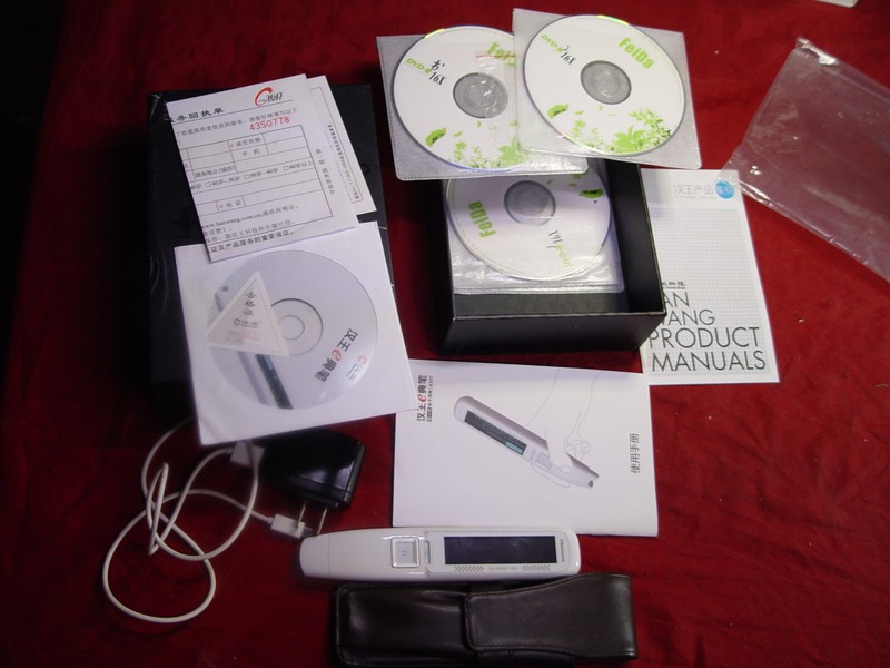 Hanvon A10T Translation Pen Dictionary Chinese English Box Man/discs ect.. Works