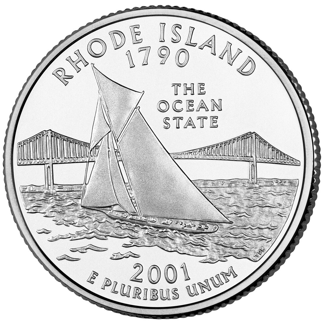2001-D - Rhode Island - U.S. State Quarter- UNC from US Mint