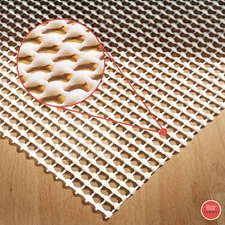 Strong Grip Non-Slip Area Rug Pad (Thickness of 0.125") No Sliding No Moving Rug