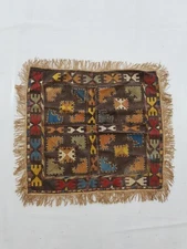 Antique Uzbek Embroidered Aina Khalta 68x60cm