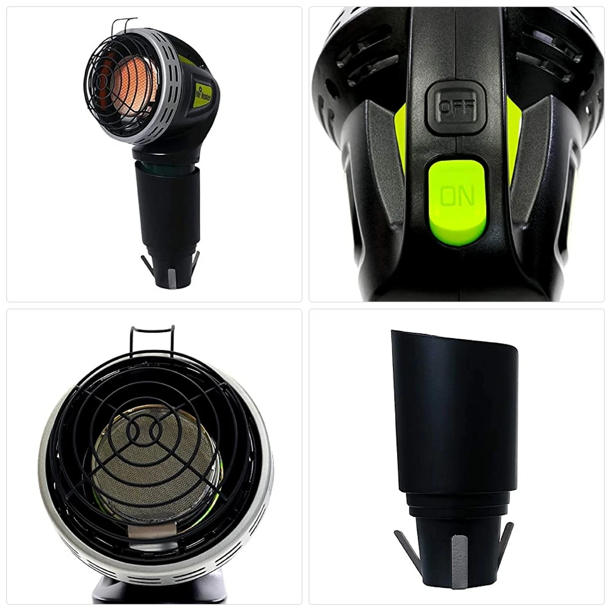 Mr. Heater F242010 MH4GC Golf Cart Heater,Silver and Black | eBay