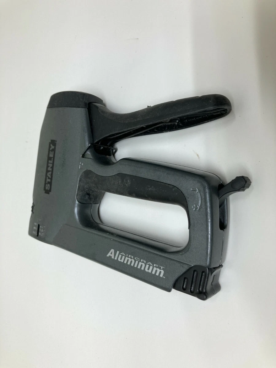 Stanley Heavy Duty TR250 Staple Gun Brad Nailer Aircraft Aluminum