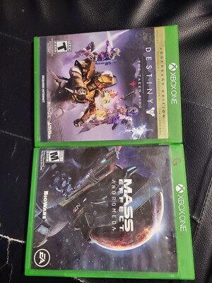 LOT OF 2: Mass Effect Andromeda + DESTINY - Xbox One / NO EXPANSIONS