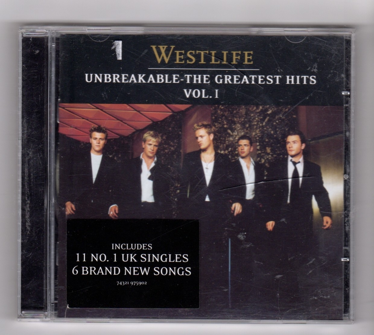 (IE895) Westlife, Unbreakable Vol 1: The Greatest Hits - 2002 CD