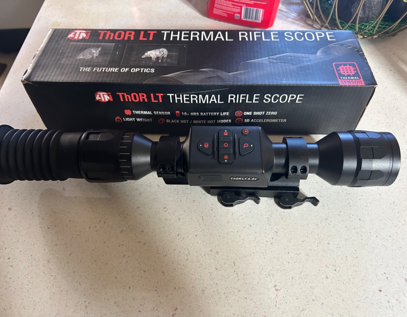 ATN Thor LT 160 4-8x Thermal Rifle Scope W mount 