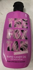 The Fox Tan Rapid Tanning Oil Accelerate 120ml, Rapid Candy Oil Vegan New
