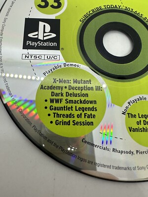 CD Démo PlayStation Magazine PS1 - Disque 33 - État Comme Neuf - PAL