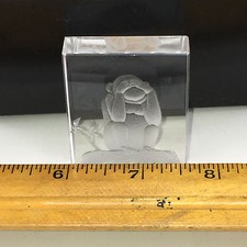 Steinbach Optical Crystal Paperweight - Monkey See No Evil 6799271