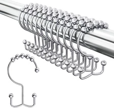 Utopia Bedding Stainless Steel Shower Curtain Hooks