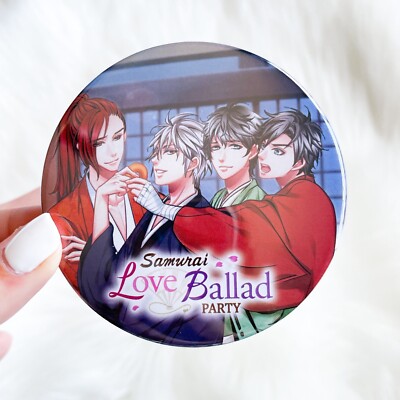 Voltage Love365 SLBP Samurai Love Ballad Party Group Button