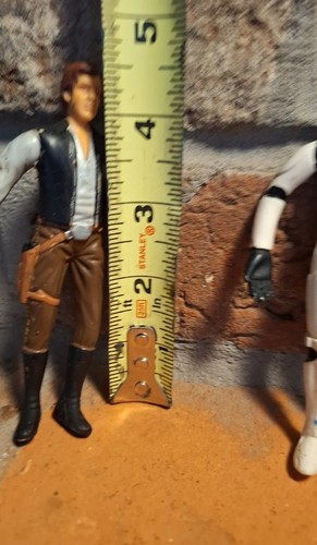 Han Solo Darth Vader Storm Trooper Lot Star Wars Bend Ems Figure Just Toys 1993 - Picture 10 of 24