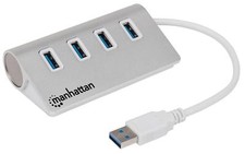 Manhattan Hub USB 3.0 4 porte Silver