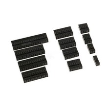Double Row DuPont 2.54mm Connectors Terminal Plug-in Housing 2x2P/3P/4P/5P-20P