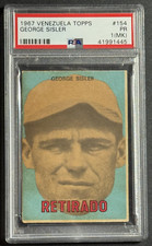 1967 Venezuela Topps #154 Retirado George Sisler PSA 1 (MK) HOF