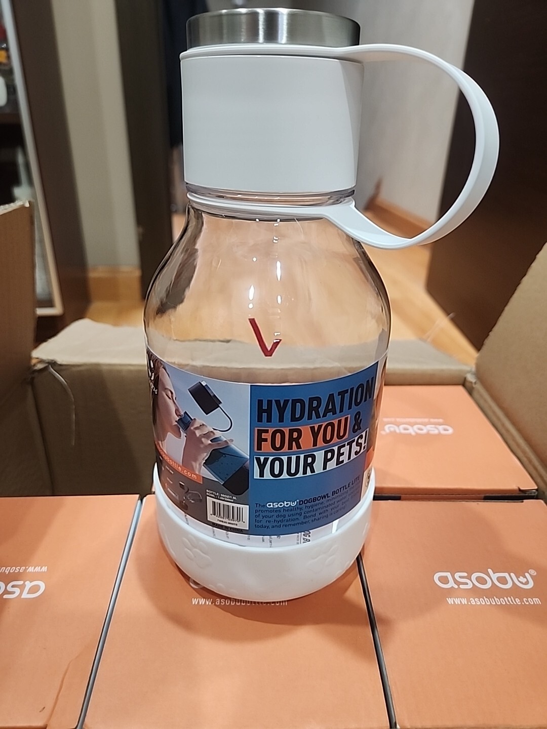 With Dog/cat Bowl 50 Oz/1,5l Brand New! 6 Available.