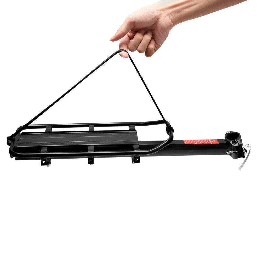 Aluminum Bike Rear Rack Seat Luggage Carrier Bicycle Post Mountain Mount Pannier