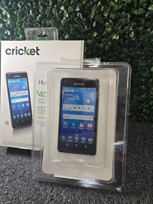 Kyocera Hydro View 4G LTE   8GB   Black   Brand New   Cricket Wireless Locked