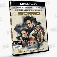 NEW Sicario (2015) 4K Ultra HD Blu-ray 2-Disc US Release w/Emily Blunt