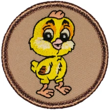 Little Chicken Patrol Patch - 2" Round Embroidered Patch