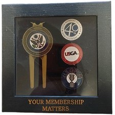 USGA US OPEN 40th anniversary Clip Golf Ball Marker Set Your memberhip matters