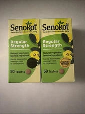 senokot regular strength 8.6mg 100 total tablets exp 2028 free shipping