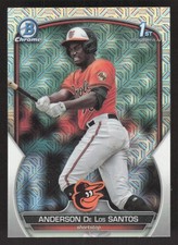 2023 Bowman Chrome #BCP-207 Anderson De Los Santos Prospects Mojo Refractor